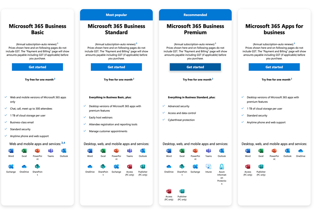 microsoft office plans