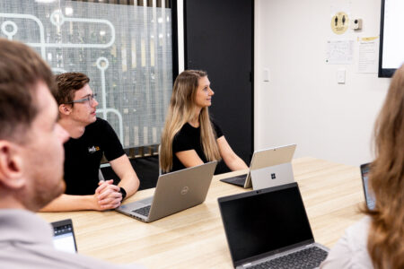 IT roadmap being explained