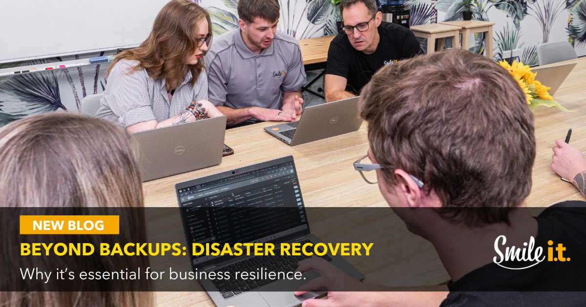 beyond backups: disaster recovery